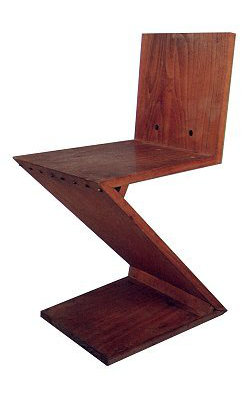 1934 Chair Zig-zag  Gerrit Thomas Rietveld