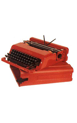 1969 Typewriter Valentine  Perry A. King Ettore Sottsass Olivetti