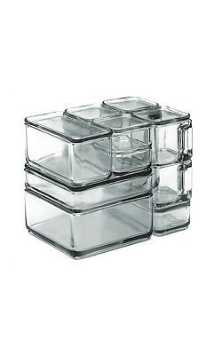1938 Stacking containers Cubus  Wilhem Wagenfeld