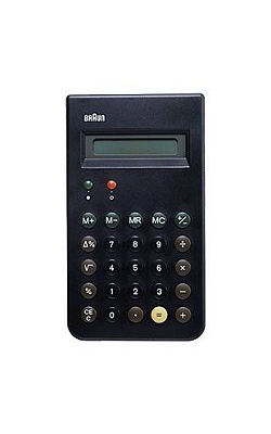 1976 Pocket calculator ET 66  Dieter Rams Dietrich Lubs Braun