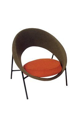 1955 Lounge chair Saturne  Geneviève Dangles Christian Defrance Burov
