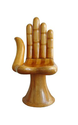 1961 Chair Baphomet's Hand  Pedro Friedeberg