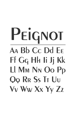 1937 Type font Peignot   Cassandre Deberny et Peignot